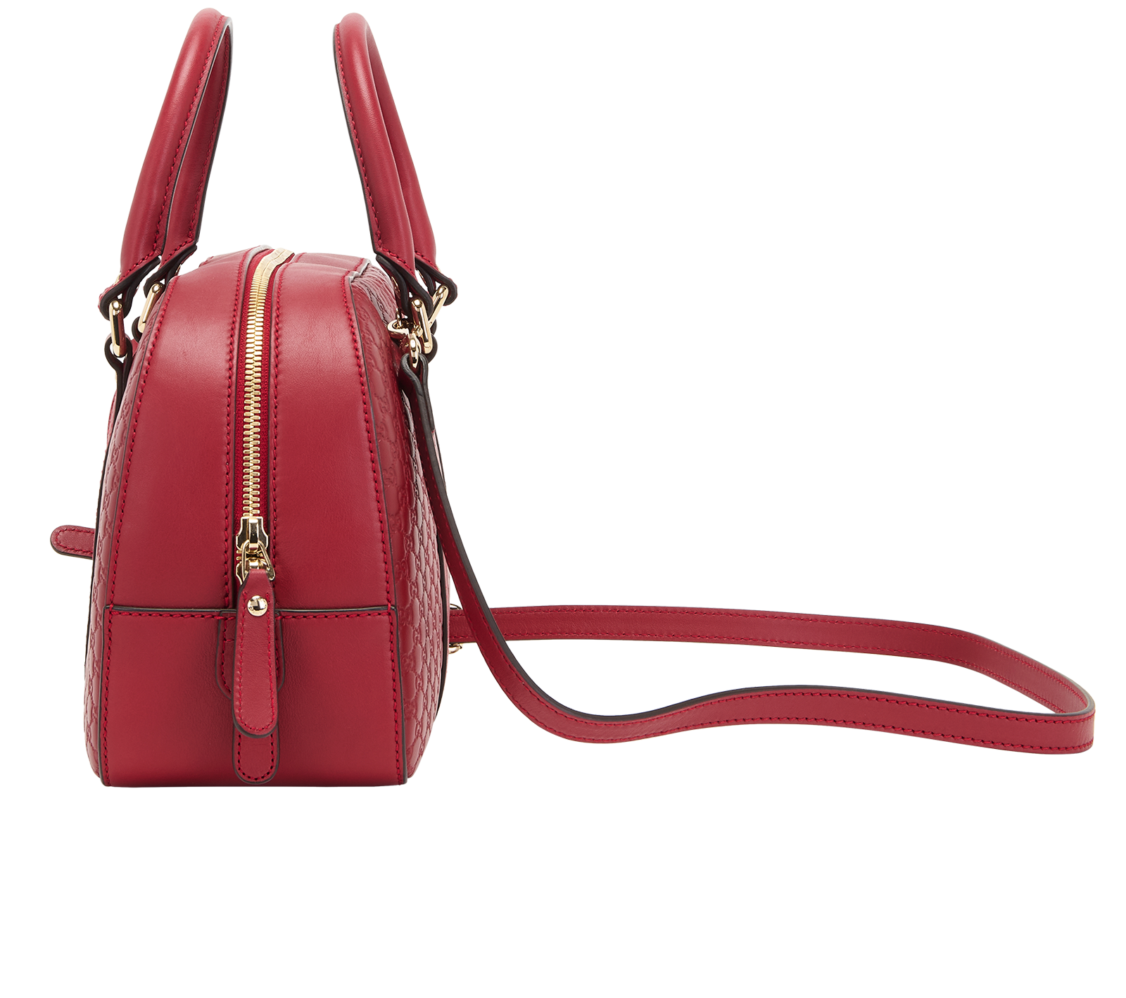 Guccissima Top Handle, &pound;550, Handbags, Red, Leather, Bottom view